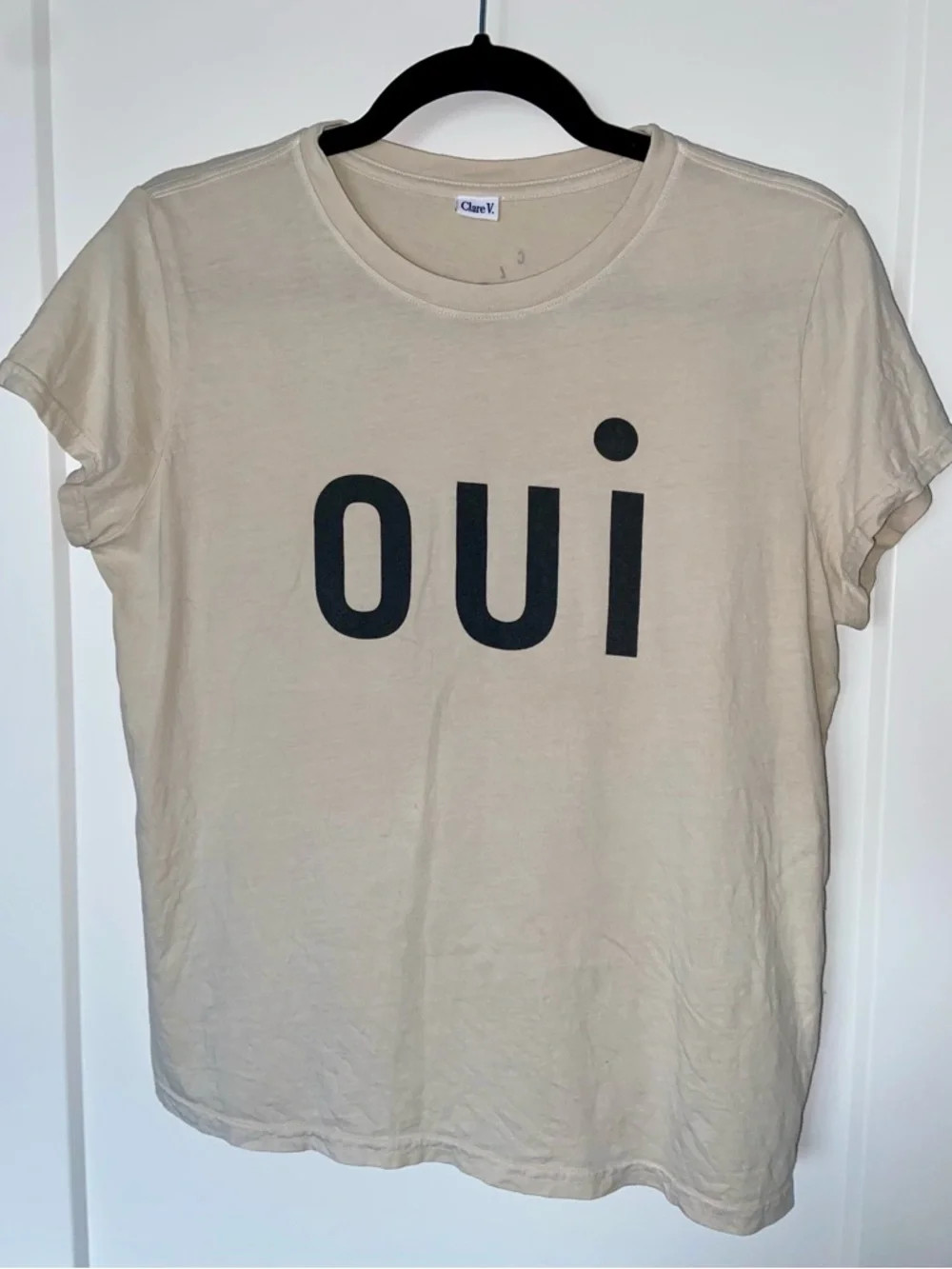 Clare V. "Oui" Classic Tee - Picture 2 of 7